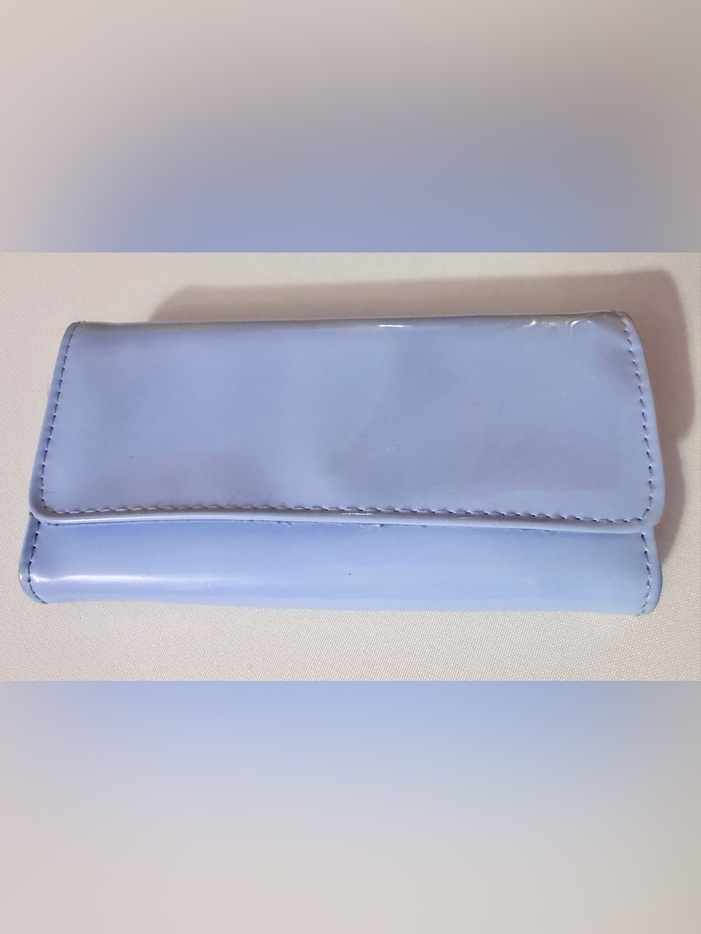Wild Fable Y2K Cyber Blue Vinyl Wallet